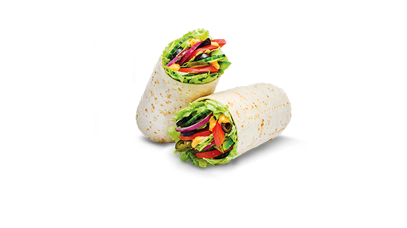 Wrap-Platte Veggie Delite® sortenrein für 5-7 Personen (vegetarisch zubereitet)